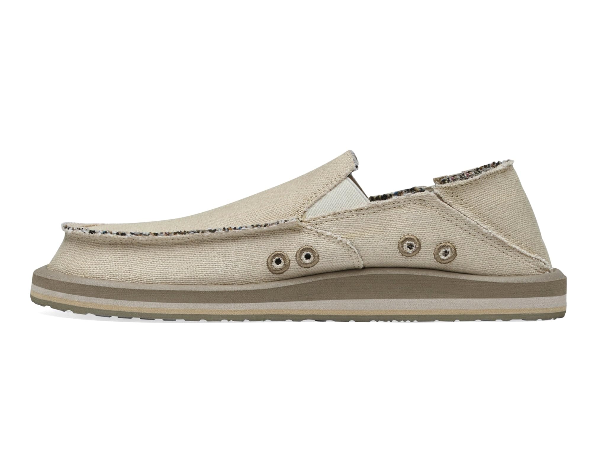 Sanuk Men's Donny Hemp Slip-On Loafers - Comfortable Memory Foam Footbed Casual Shoes for Walking, Travel & Everyday Wear