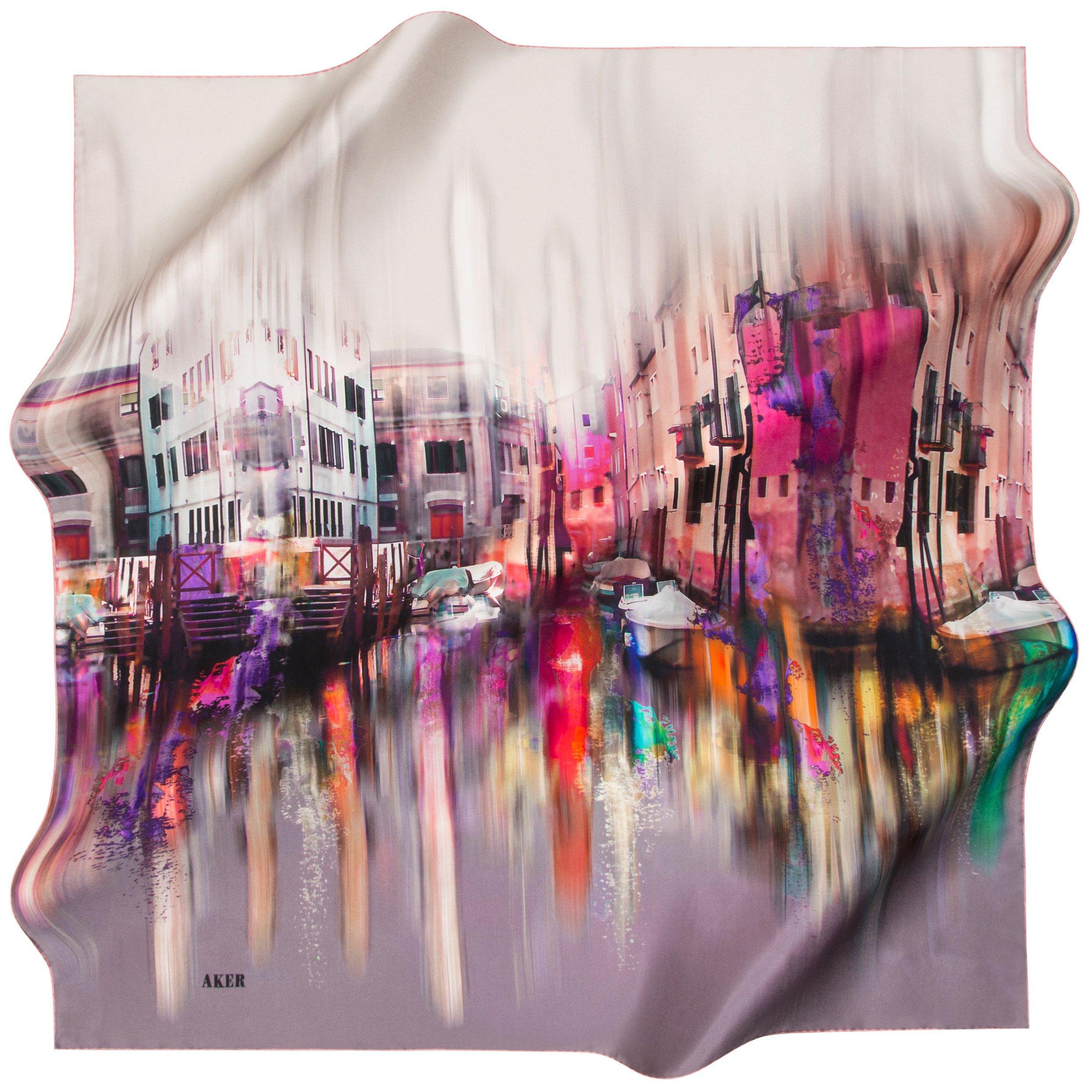 Aker City Stylish Twill Scarf for Women - Soft Winter Fashion Accessory for Outfits, Office & Travel