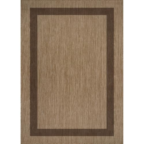 Bordered - Jute / Brown