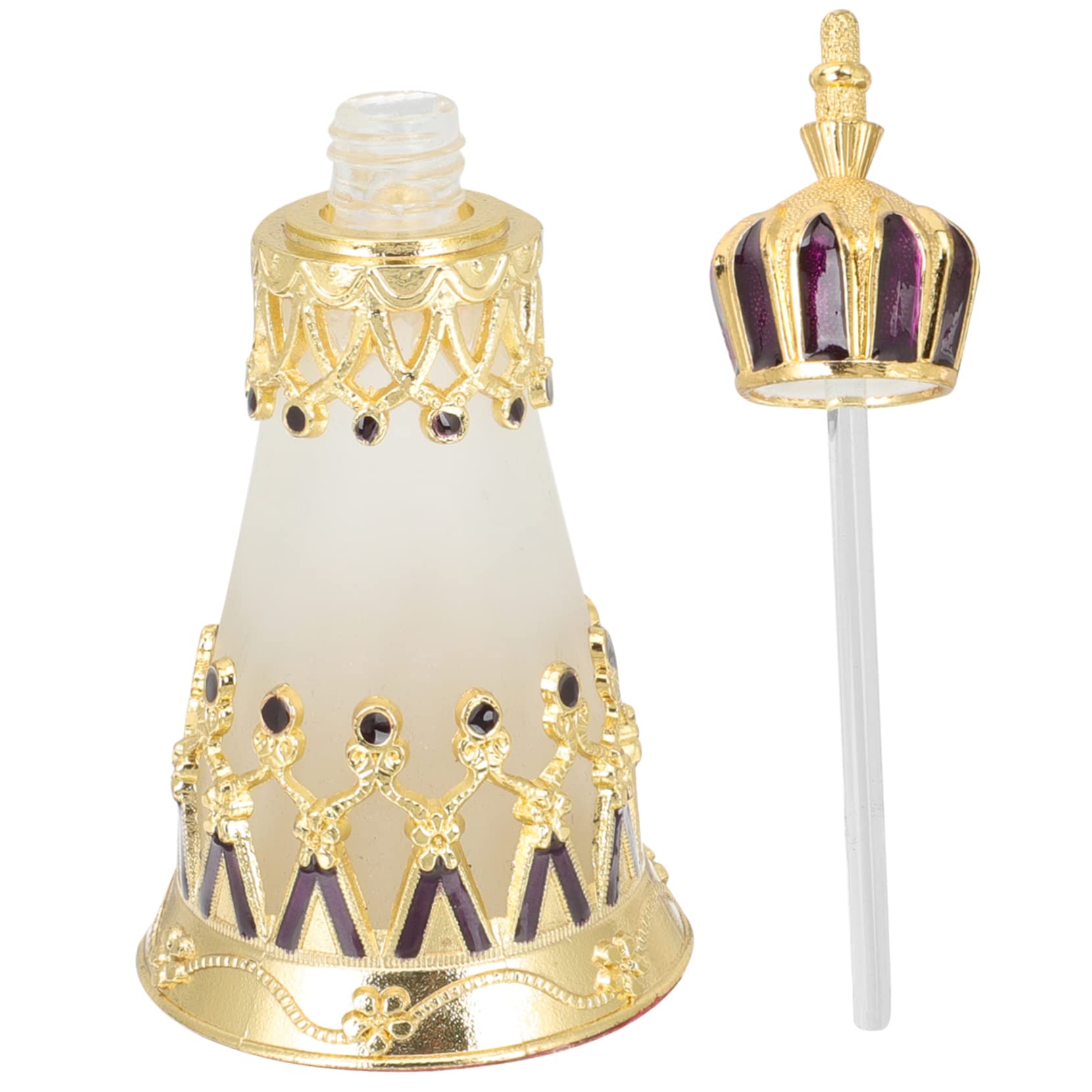 Beaupretty Glass Perfume Bottle with Eye Dropper - Elegant Dragonfly Design for Women, Empty Fragrance Dispenser, Crystal Decor for Home & Office Aromatherapy, Perfect Gift Idea for Holidays & Special Occasions