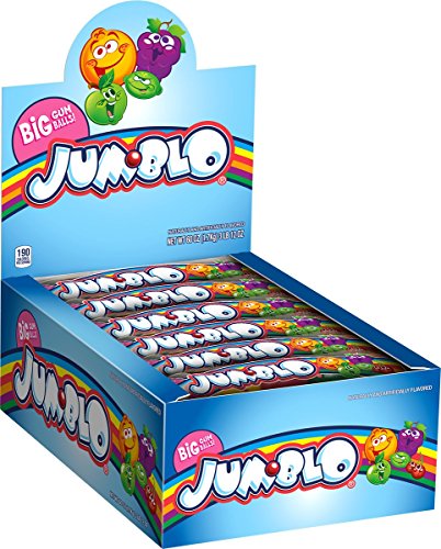 Rainbow Bubble Gum Balls - 2.5 Ounce Tube (Pack of 24) | Fun Chewing Gum for Kids Parties, Birthday Favors, Candy Buffets & Vending Machines