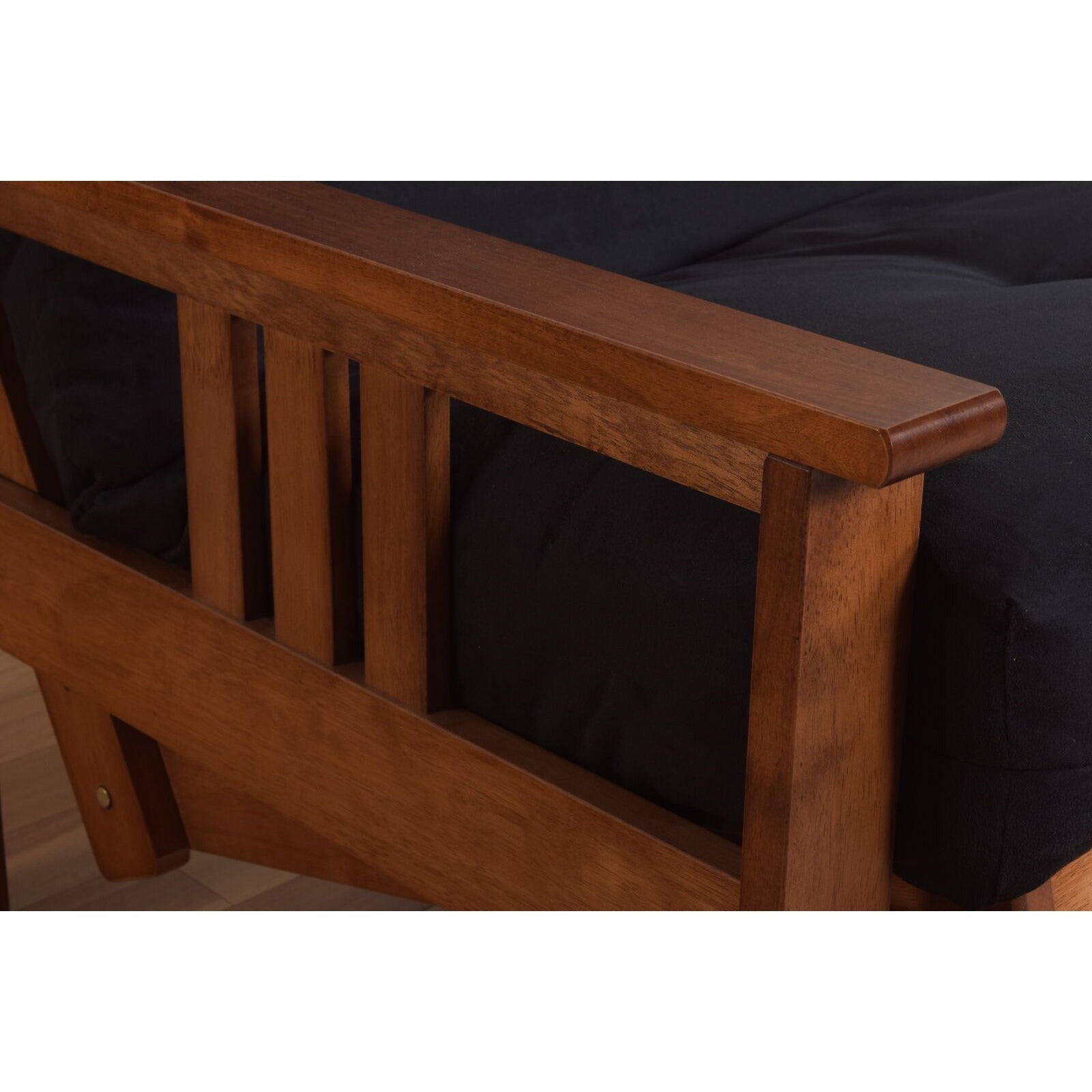 Premium Monterey Futon Frame - Convertible Sofa Bed with Sturdy Metal Frame for Small Spaces - Perfect for Guest Rooms, Apartments & Dorm Rooms