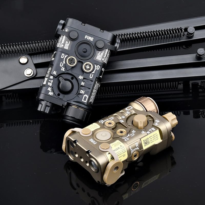 Metal L3-NL Box Laser Sight with IR & Green Laser | 150 Lumens White Light LED Flashlight | Strobe/Momentary/Constant Modes | Pressure Switch | Fits 20mm Rail (Green Laser Black) - Perfect for Tactical Shooting, Hunting, and Night Vision Operations