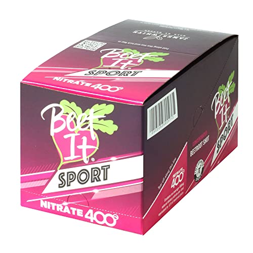 Beet It Sport Nitrate 400 Shot (Pack of 15) - Organic Beetroot Juice Concentrate for Athletic Performance & Endurance - Pre-Workout Energy Booster for Runners, Cyclists & Fitness Enthusiasts