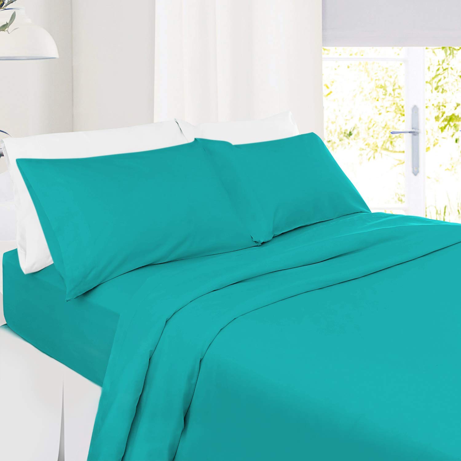 Luxury 4-Piece Twin XL Sheet Set - 800 Thread Count 100% Egyptian Cotton Bed Sheets for Deep Pocket Mattress (Up to 15