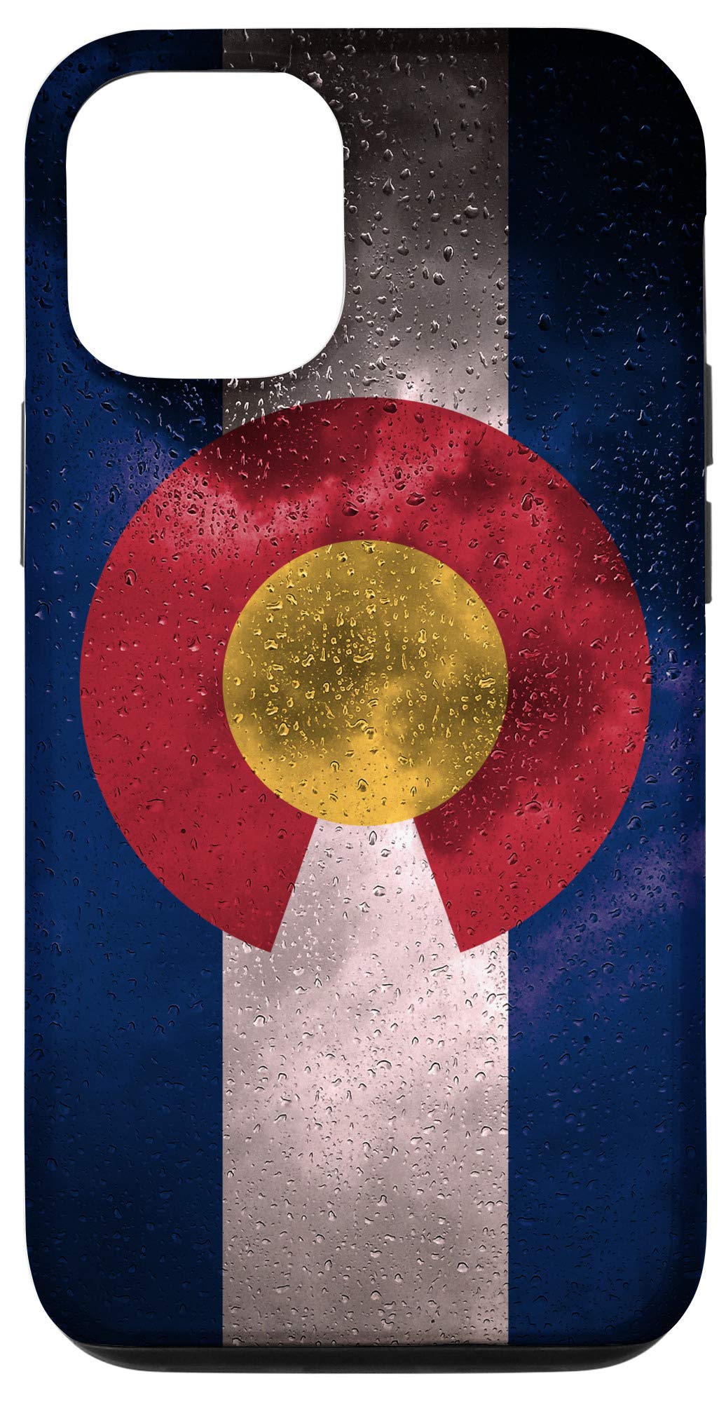 iPhone 12/12 Pro Colorado Flag Case - Durable Protective Cover with Raindrop Design | Show Your Coloradan Pride | Perfect for Outdoor Activities & Travel