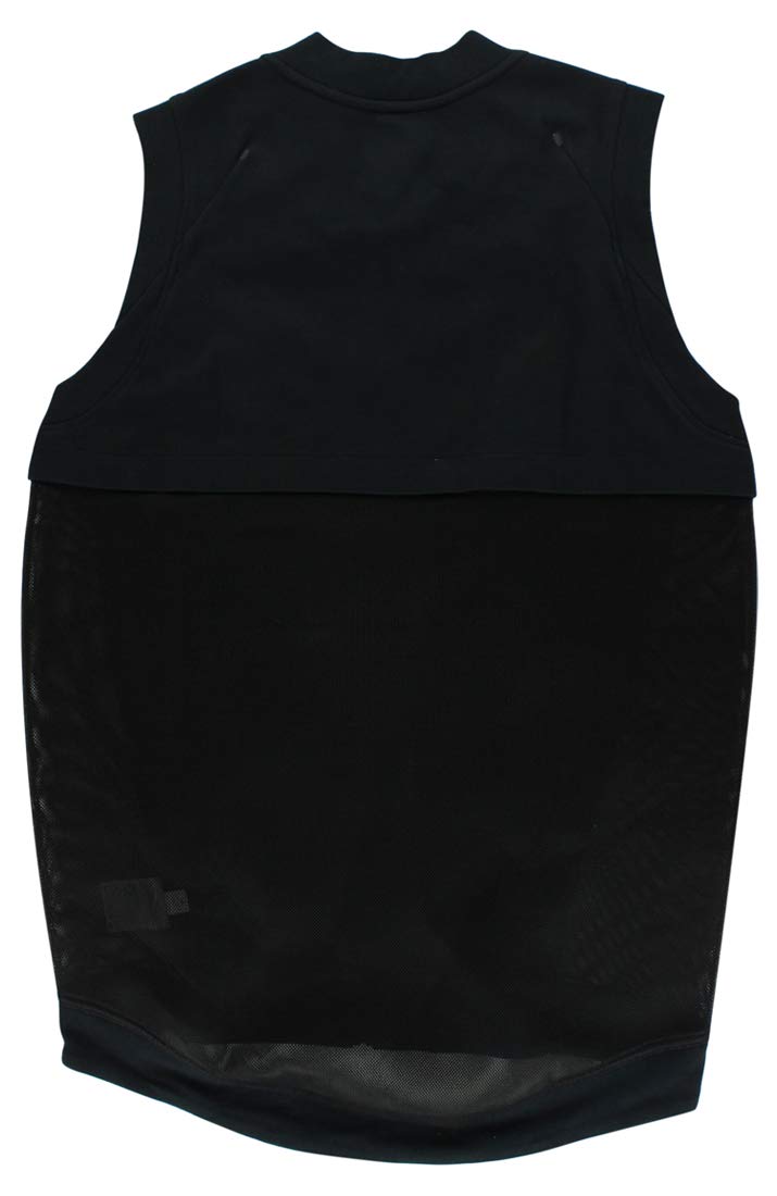 Nike Women's Bonded Mesh Sweatshirt - Black | Lightweight Pullover Hoodie for Running, Yoga & Casual Wear
