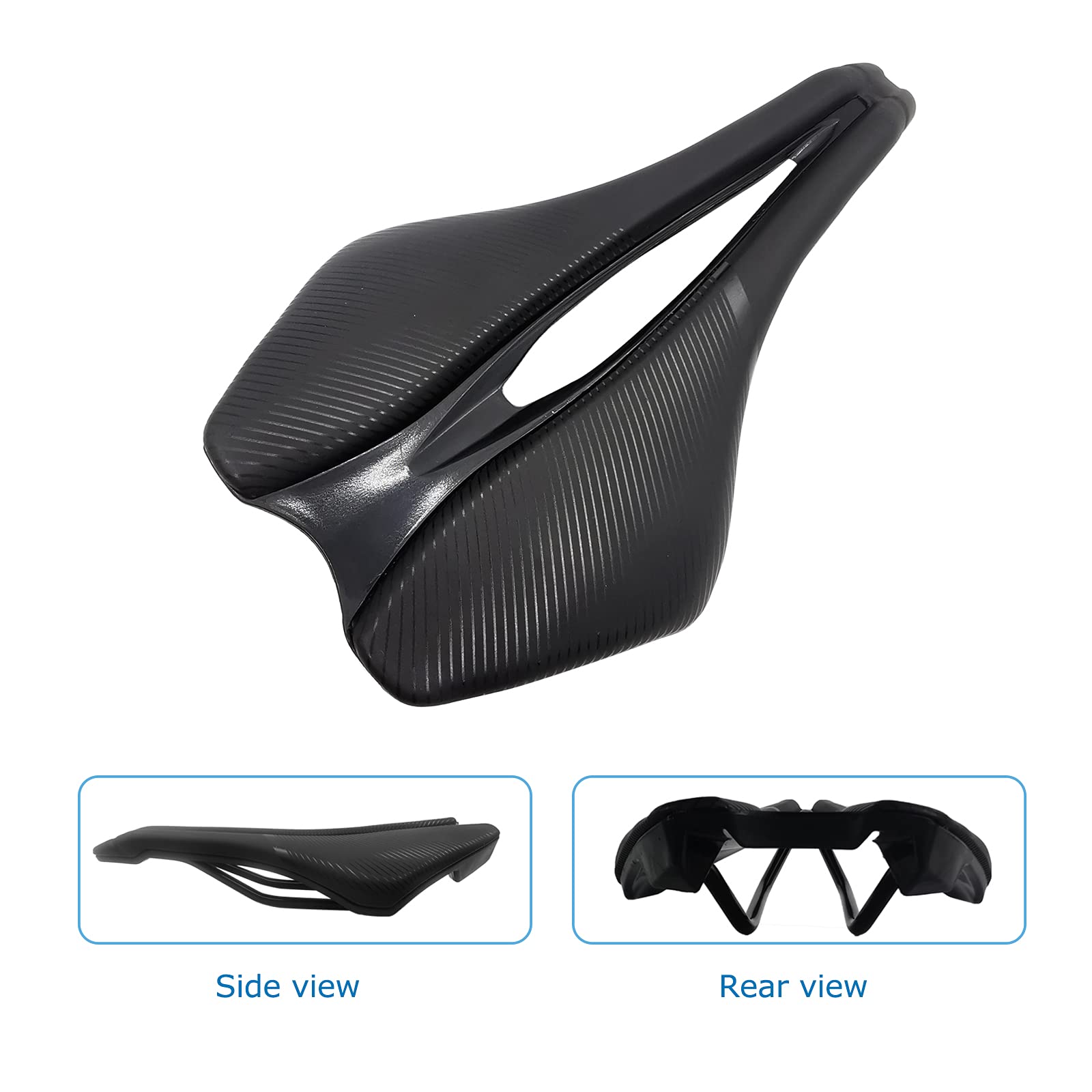 UPANBIKE Comfortable & Breathable Bike Saddle for Mountain & Road Bikes - Lightweight Cycling Seat for Long Distance Riding, Commuting & Outdoor Adventures