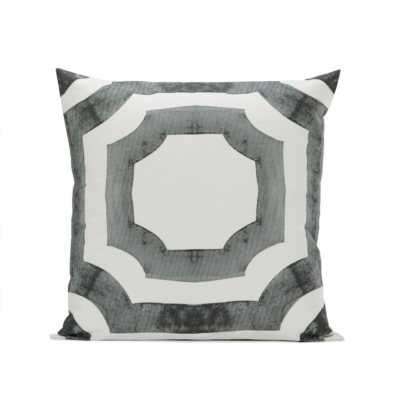 Mecca Steel Emblem Printed Cotton Cushion Covers Set of 2 - Soft Decorative Pillow Cases for Sofa, Bed, Living Room & Home Decor