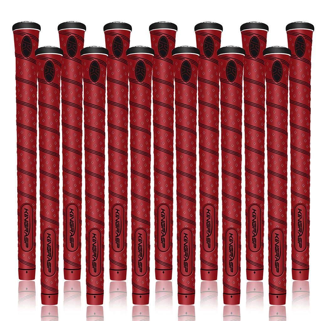 Premium CLGTY Golf Iron Grips - Standard/Midsize Non-Slip Rubber Multi-Compound Golf Club Grips (13-Piece Set) - Perfect for Golfers | Enhanced Comfort & Control for Driving Range, Course Play & Practice Sessions