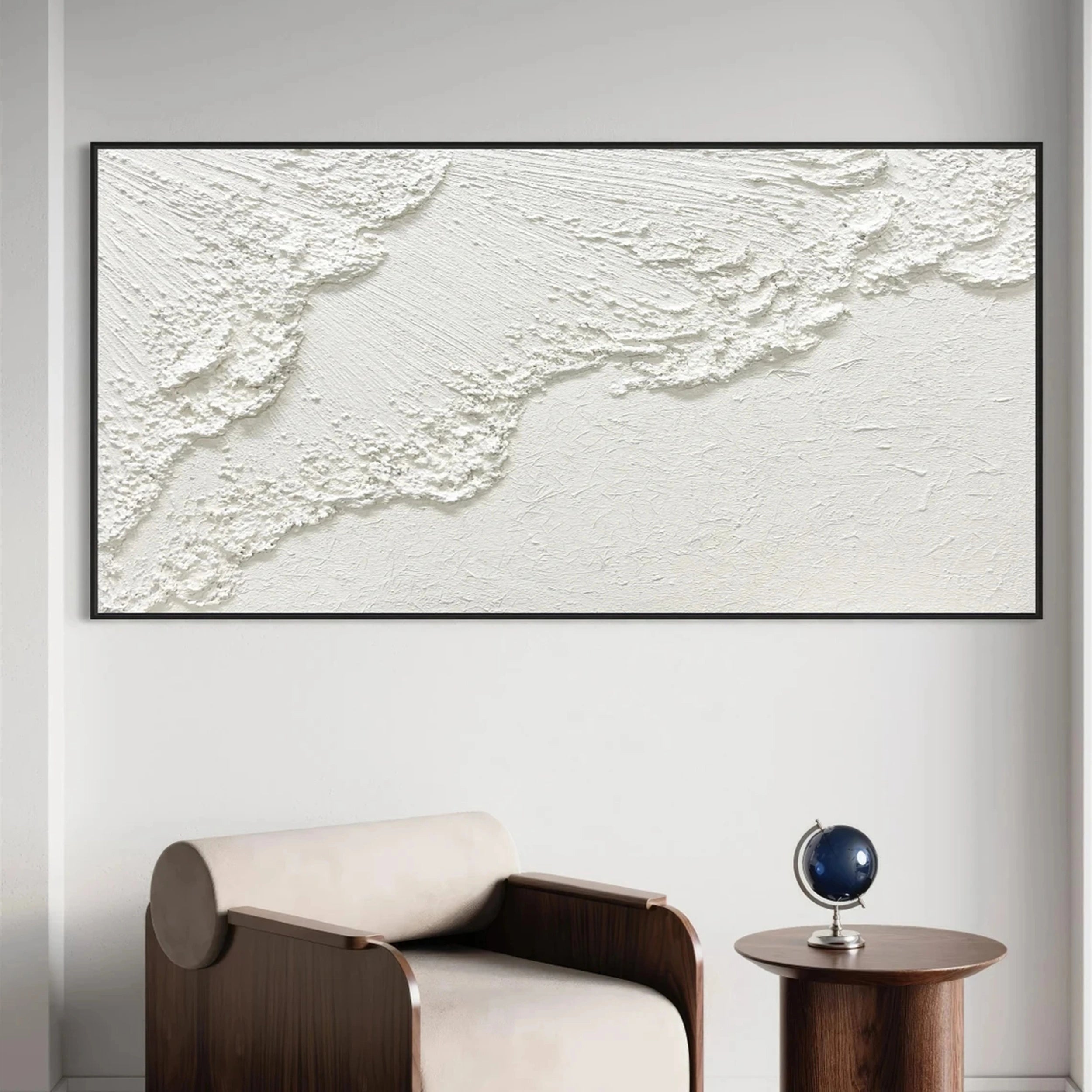Minimalist Textured Plaster Art Painting - Modern Abstract Wall Decor for Living Room, Bedroom & Office #MM123