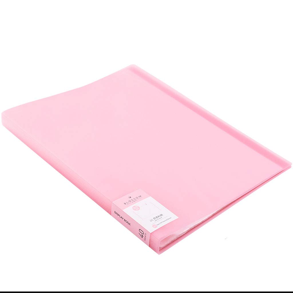 A3 Clipboard Folder - Matte Pink Office & School Supplies with Transparent Pockets for Paper Storage, Organization, Student Gifts | Perfect for Classrooms, Home Office & Study Sessions
