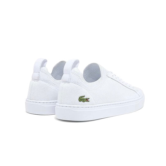 Lacoste Men's La Piquee 0121 White Casual Sneakers - Comfortable Walking Shoes for Men | Perfect for Daily Wear, Gym & Outdoor Activities