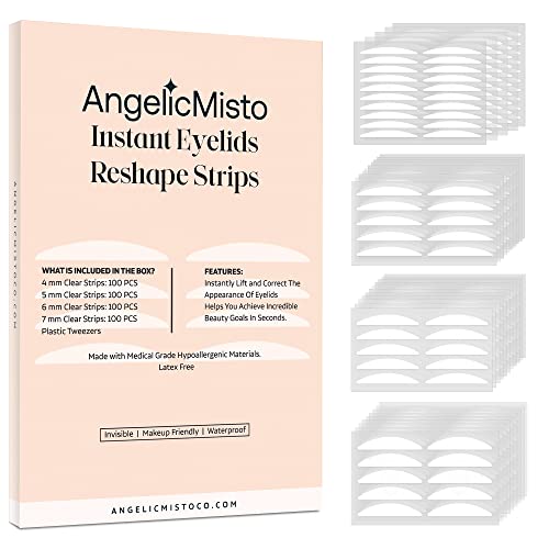 Premium Invisible Eyelid Tape - 400Pcs for Hooded Eyes & Eyelid Lift - Daily Makeup Essential