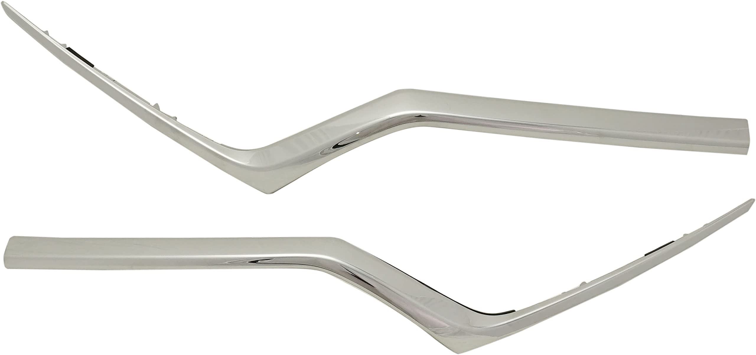 Go-Parts - Replacement Grille Molding Pair for 2017-2019 Honda CR-V (Right Passenger & Left Driver Side) | OEM Fit for North American Models | Perfect for Car Restoration & Front End Protection
