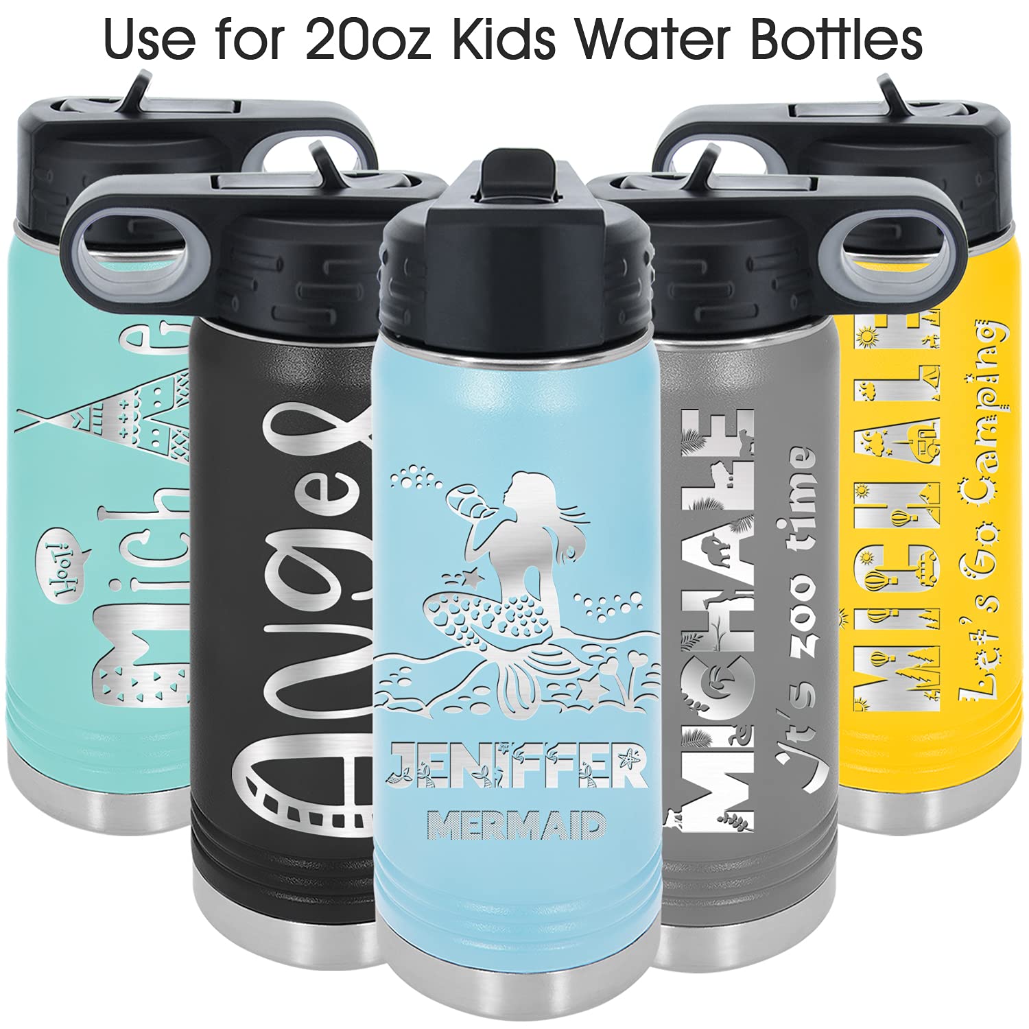 Polar Camel 20oz & 32oz Water Bottle Replacement Lid - Spill Proof & Splash Resistant Cap (1 Pack) - Perfect for Gym, Hiking, Travel & Outdoor Activities
