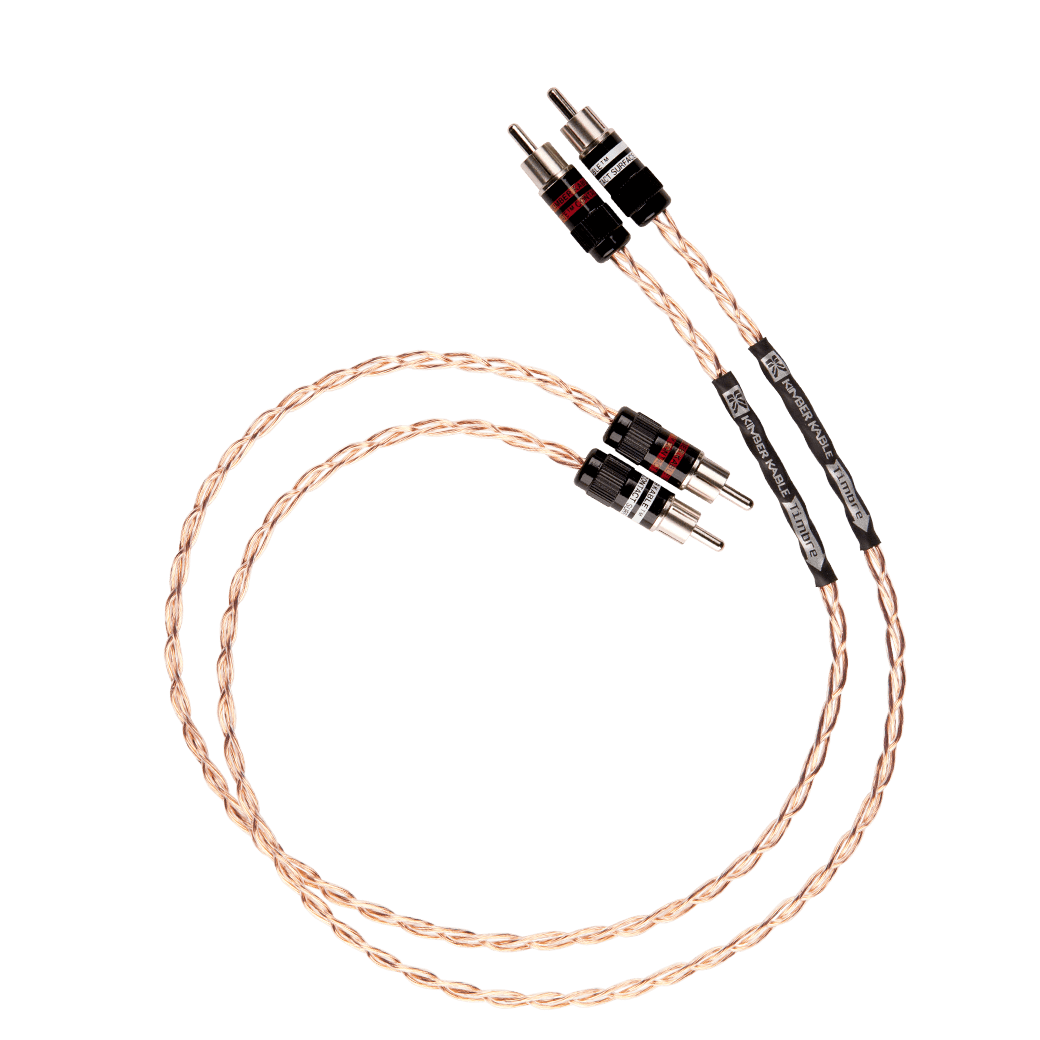 Kimber Kable Timbre High-End Analog Audio Interconnect Cable Pair - Premium RCA Cables for Home Theater & Hi-Fi Stereo Systems