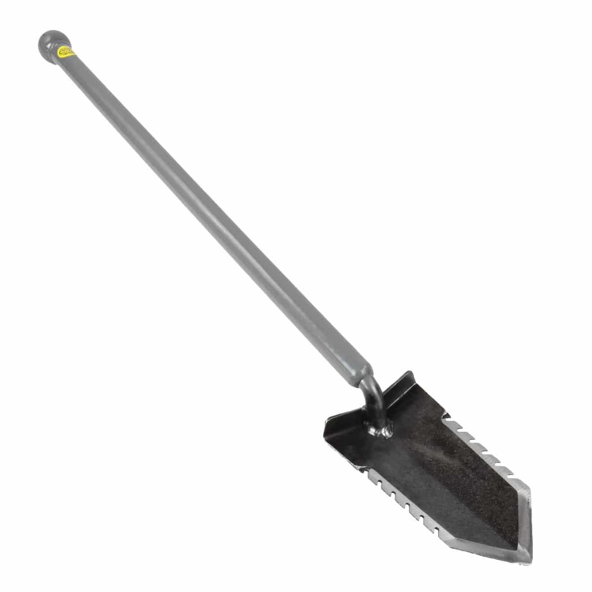 Lesche Sampson Pro Series Ball Handle Shovel with Double Serrated Blade - Heavy Duty Metal Detecting Shovel for Relic Hunting & Treasure Recovery - Perfect for Archaeology, Beach Hunting & Outdoor Adventures
