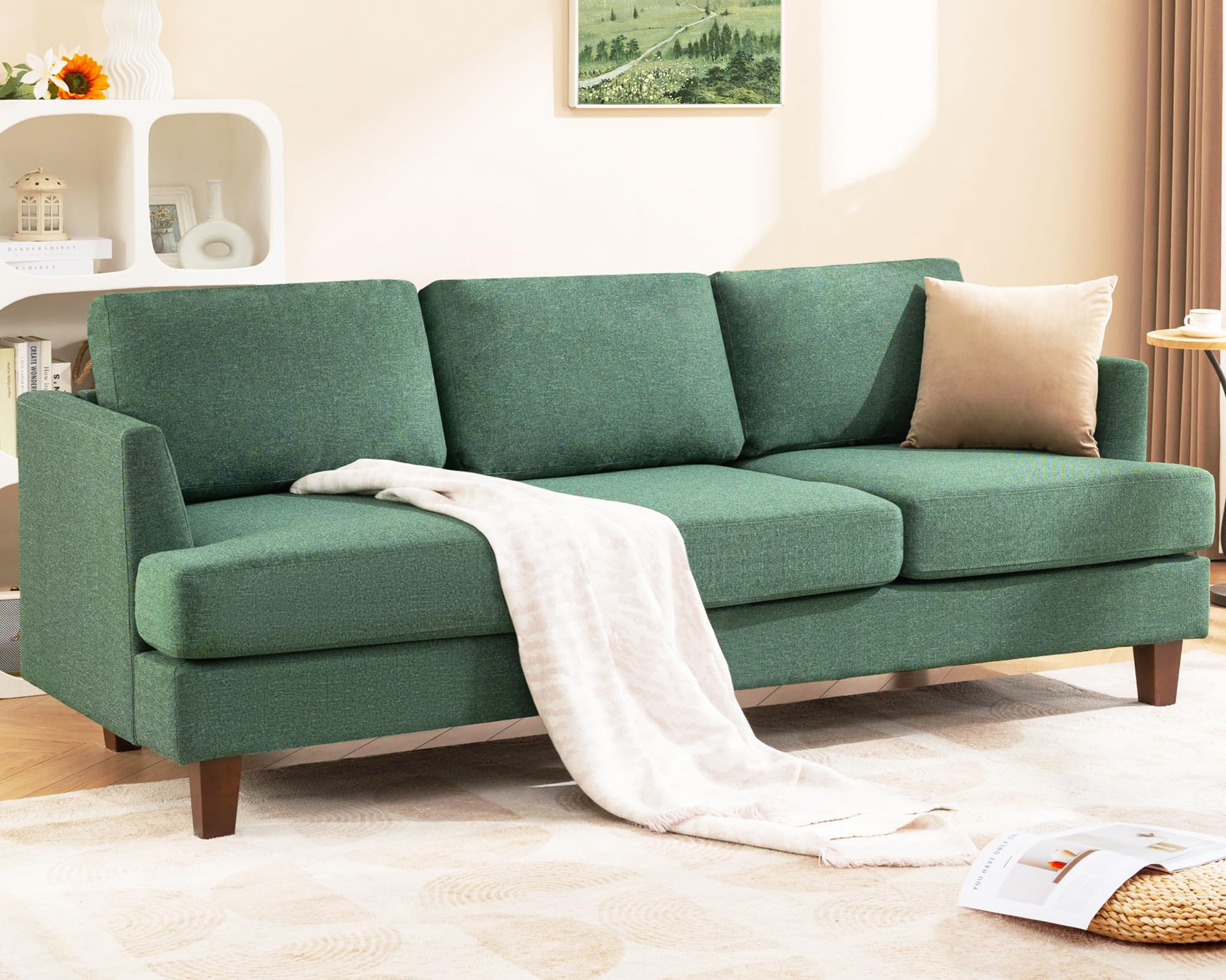 Mid Century Modern 3-Seater Sofa Couch - 89