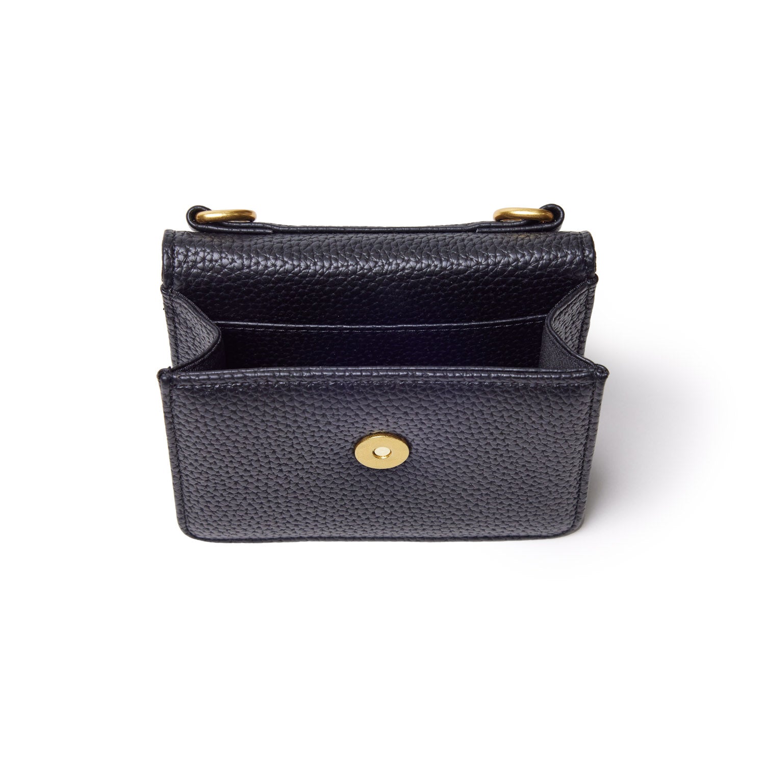 Mini Pebble WOC Crossbody Bag in Black - Stylish & Compact Wallet on Chain for Women, Perfect for Evening Out, Parties, and Daily Use