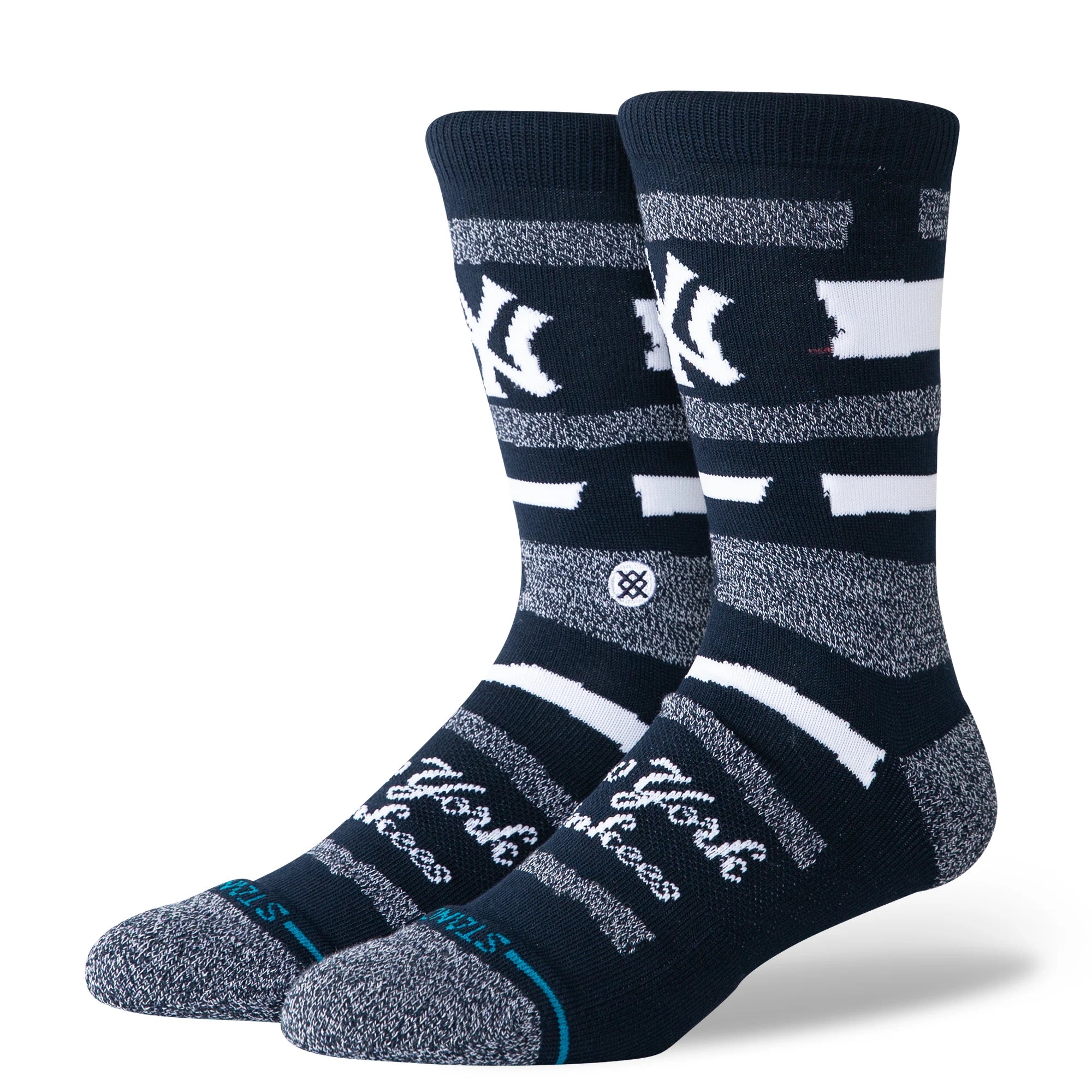 Stance MLB New York Yankees Baseball Crew Socks - Official Licensed Performance Socks for Men & Women - Perfect for Baseball Games, Sports & Casual Wear