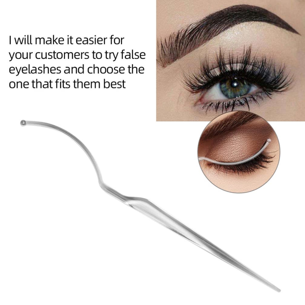 FOMIYES 3-Piece Eyelash Extension Holder Set - Professional Eyelash Wearing Tool, Lash Applicator, Display Wand & Grafting Tool for Fake Eyelashes (White) - Perfect for Salon, Home Use & DIY Lash Extensions