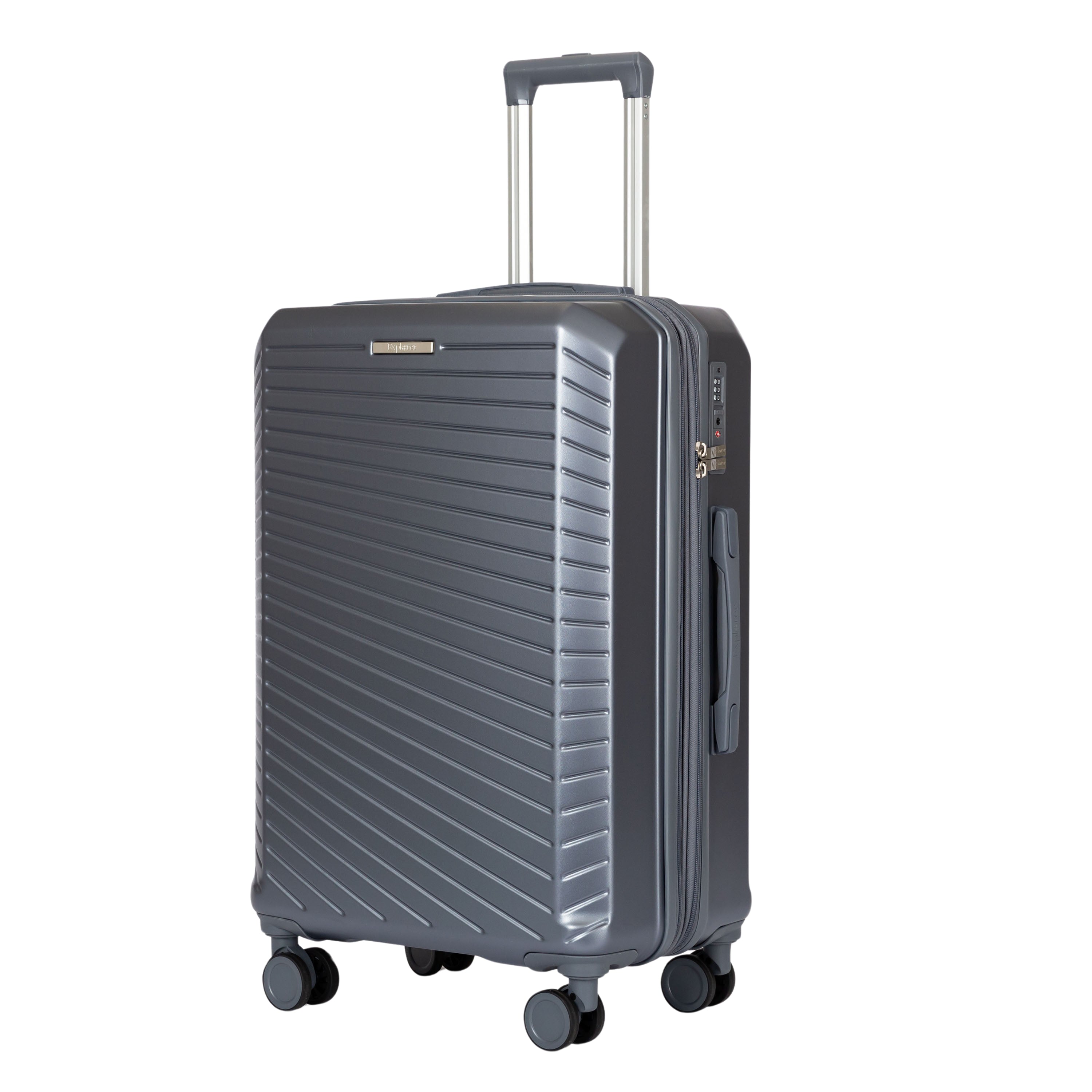 Explorer Passport Anti-Theft Expandable 3-Piece Luggage Set - Lightweight Carry-On Suitcase with TSA Lock for Travel, Business Trips & Vacations