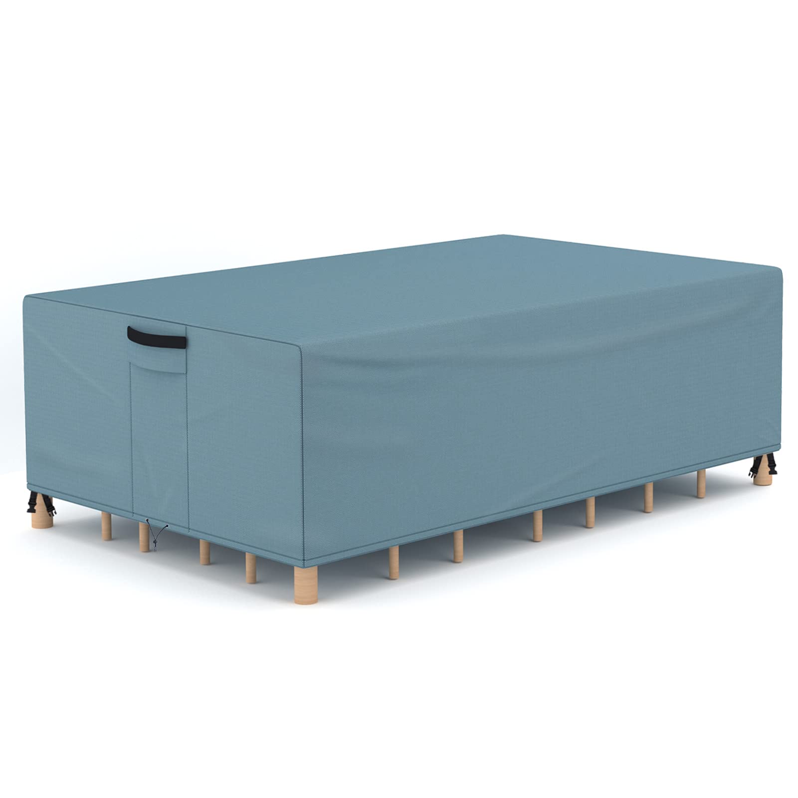 MUTUSHI 600D Waterproof Patio Table Cover 74