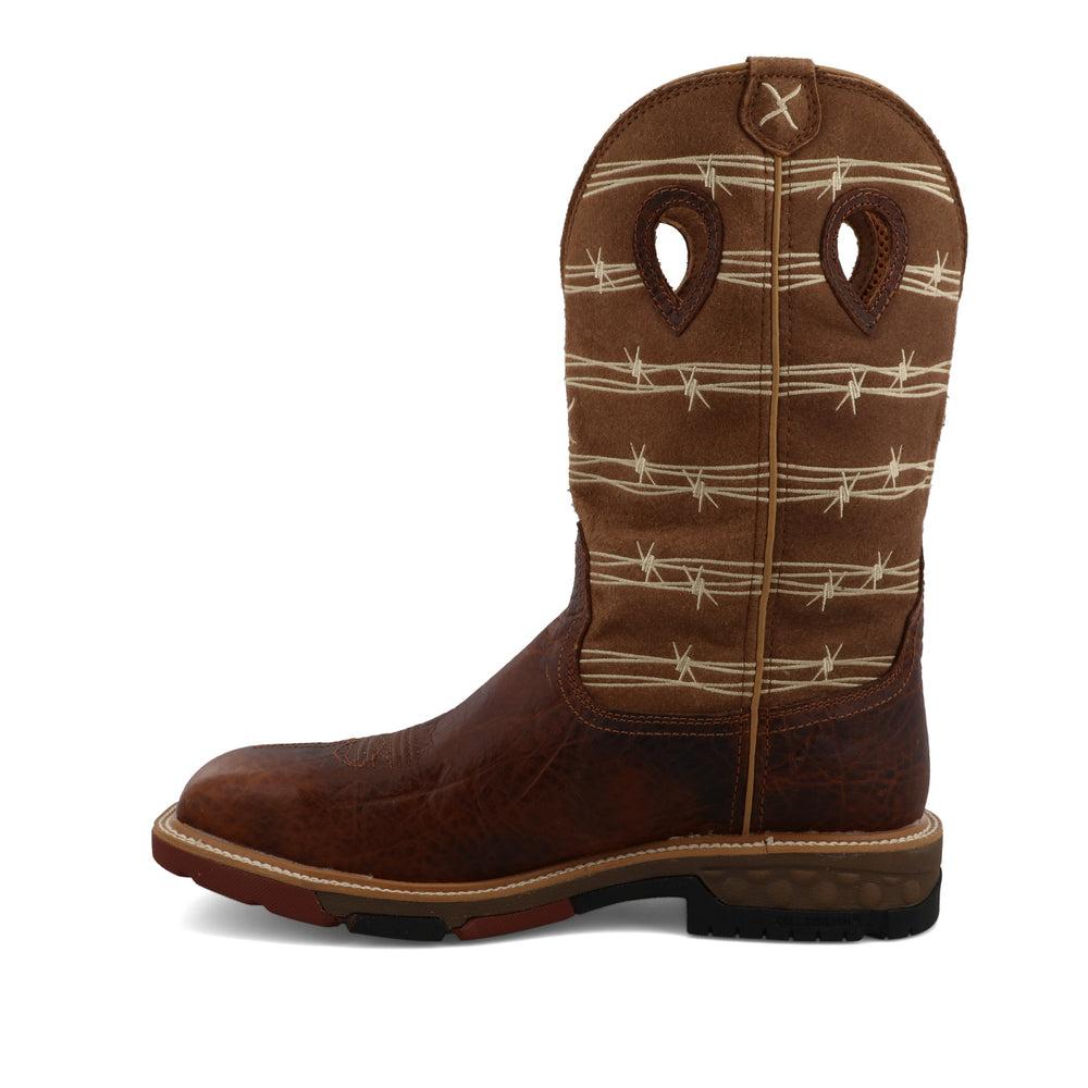 Men's 12 Western Work Boots - Durable Cowboy Boots for Ranch Work & Outdoor Activities | Perfect for Ranchers, Farmers & Country Style
