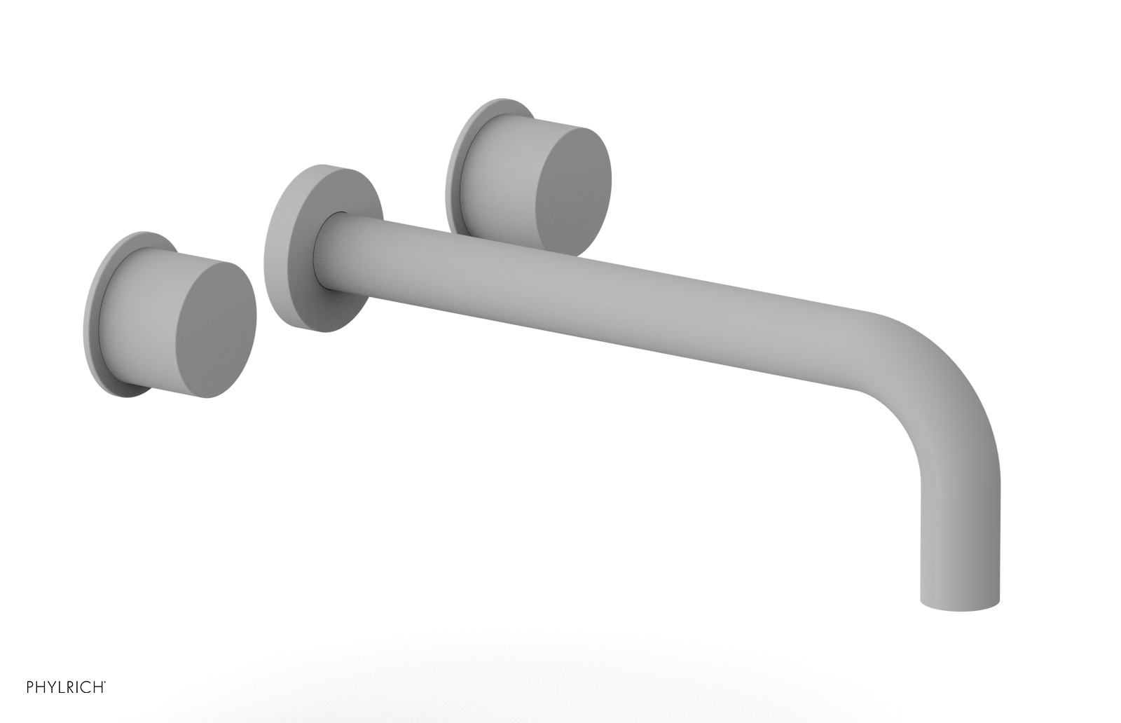 Basic II 10-Inch Wall Tub Faucet Set with Smooth Handles - 230 57 10 - Perfect for Bathroom Renovation and Modern Home Decor