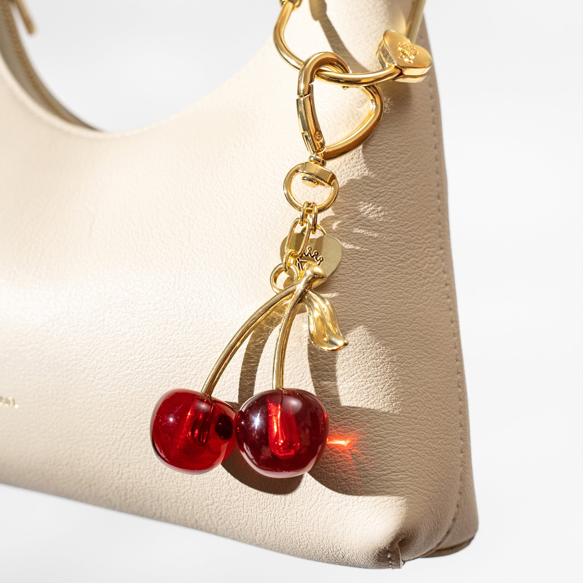 Cherry Bag Charm - Cute & Stylish Keychain for Handbags, Backpacks, & Accessories - Perfect Gift for Women & Girls (Fashion, Travel, Daily Use)