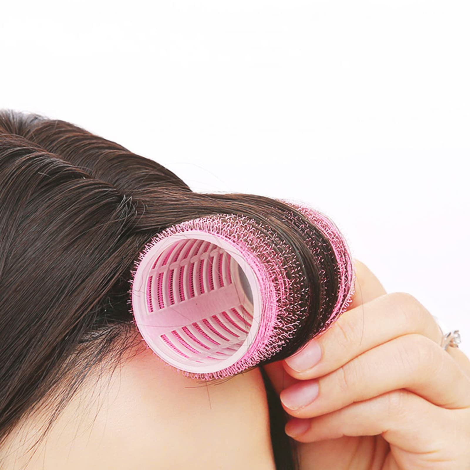 3 Pack Self Grip Hair Rollers Set - Salon Quality DIY Curling Tools for Women & Men (2.8cm, Random Colors) - Perfect for Home Styling, Salon Use & Travel Hair Care