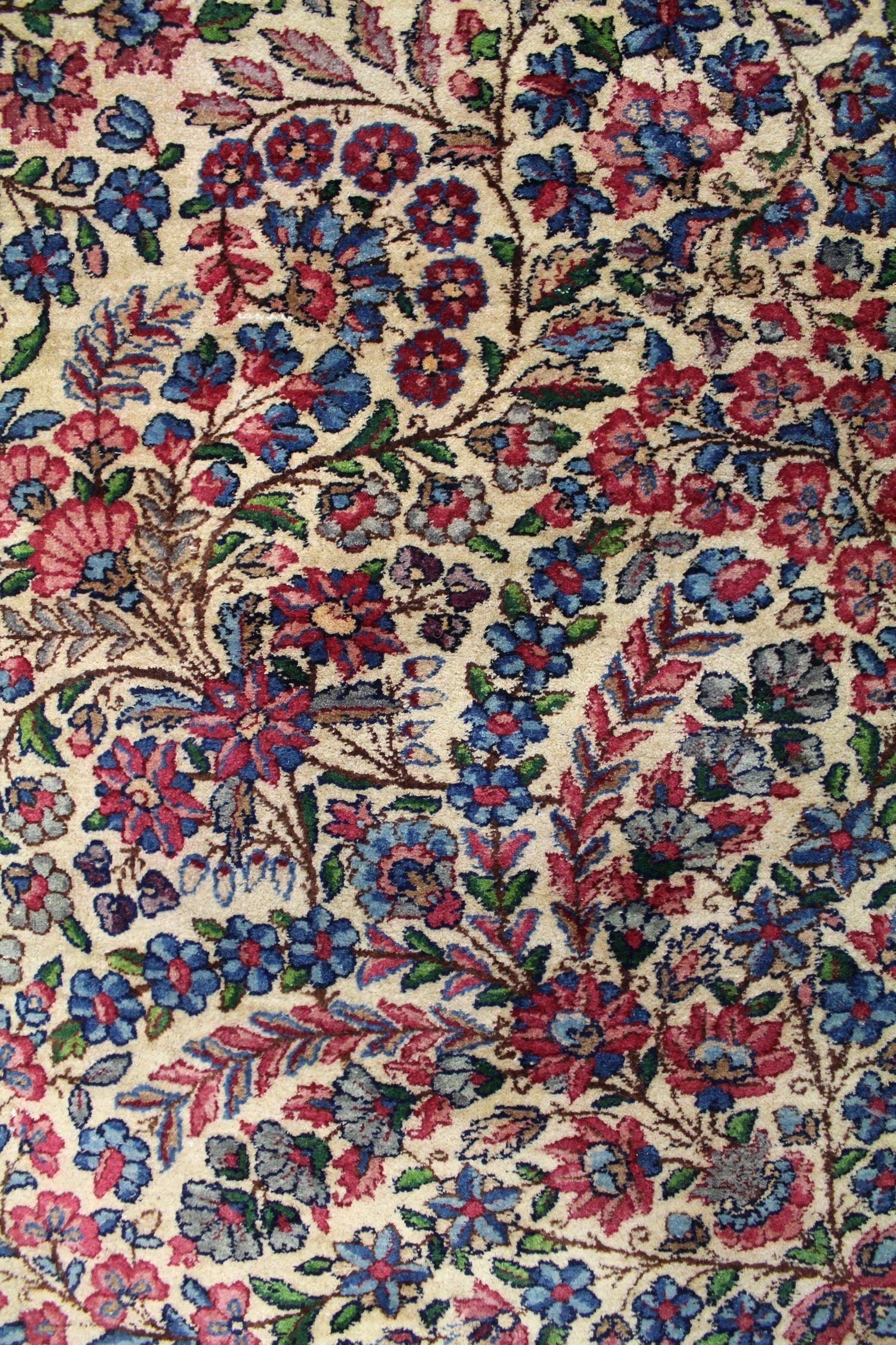 Handwoven Antique Kerman Persian Rug - Traditional Oriental Carpet JF8455 for Living Room, Bedroom & Home Decor
