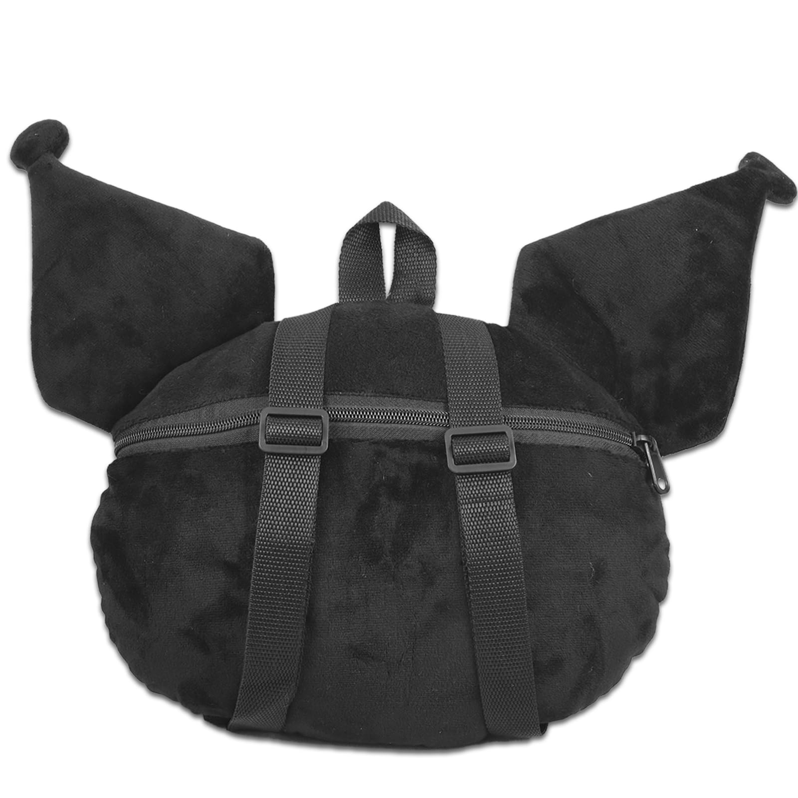 Kuromi Plush Purse Set - Cute Hello Kitty Plush Backpack with Adjustable Straps for Girls | Kawaii Anime Cosplay Accessory for School, Travel & Gift Giving