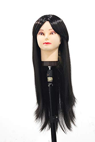 Premium 33-34 Inch Dark Brown Human Hair Wigs for Women - Natural Looking Hair Extensions for Thinning Hair & Baldness Cover - Perfect for Daily Wear, Cosplay & Special Occasions