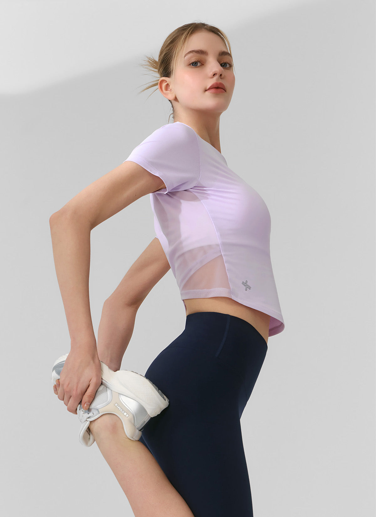 Breathable Power Mesh Short Sleeve T-Shirt for Women - Comfortable Workout & Yoga Top - Moisture Wicking Activewear for Running, Gym & Fitness