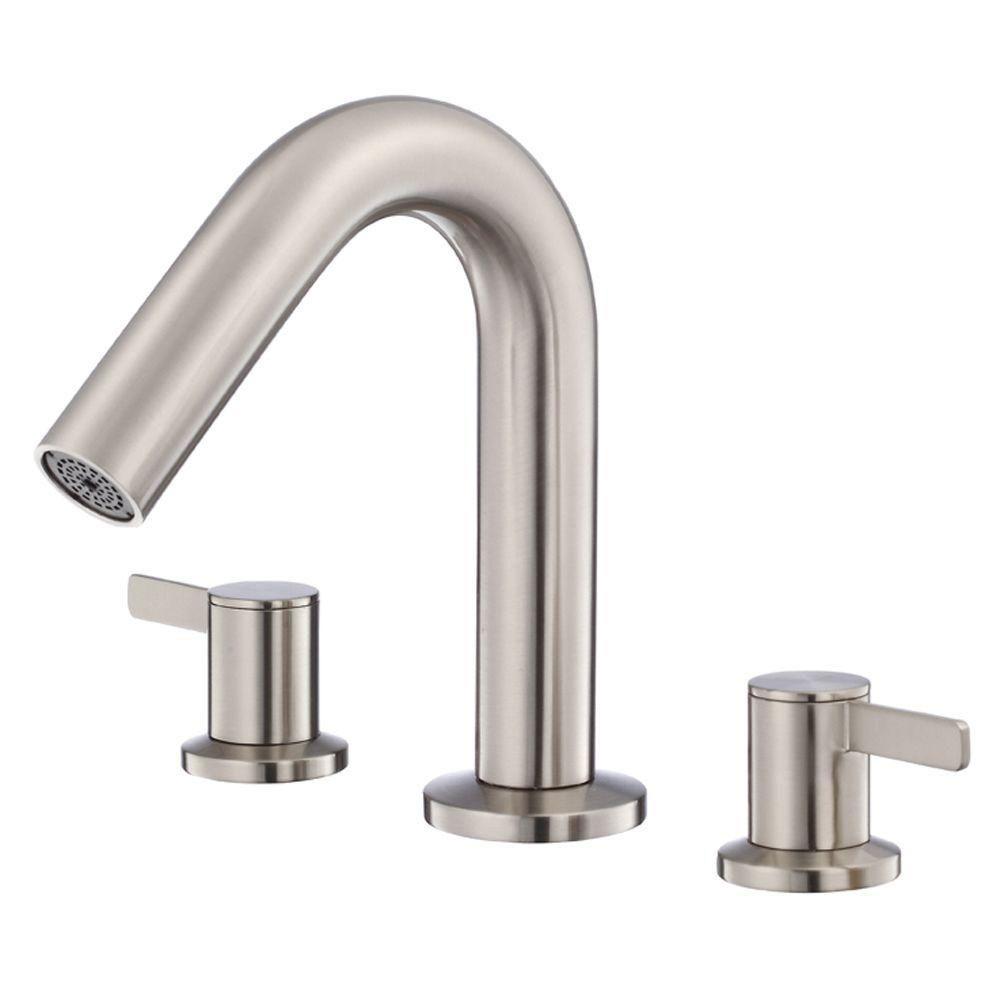 Danze Amalfi 2-Handle Roman Tub Faucet in Brushed Nickel - Model 554867 | Luxury Bathroom Fixture for Spa-Like Soaking Experience