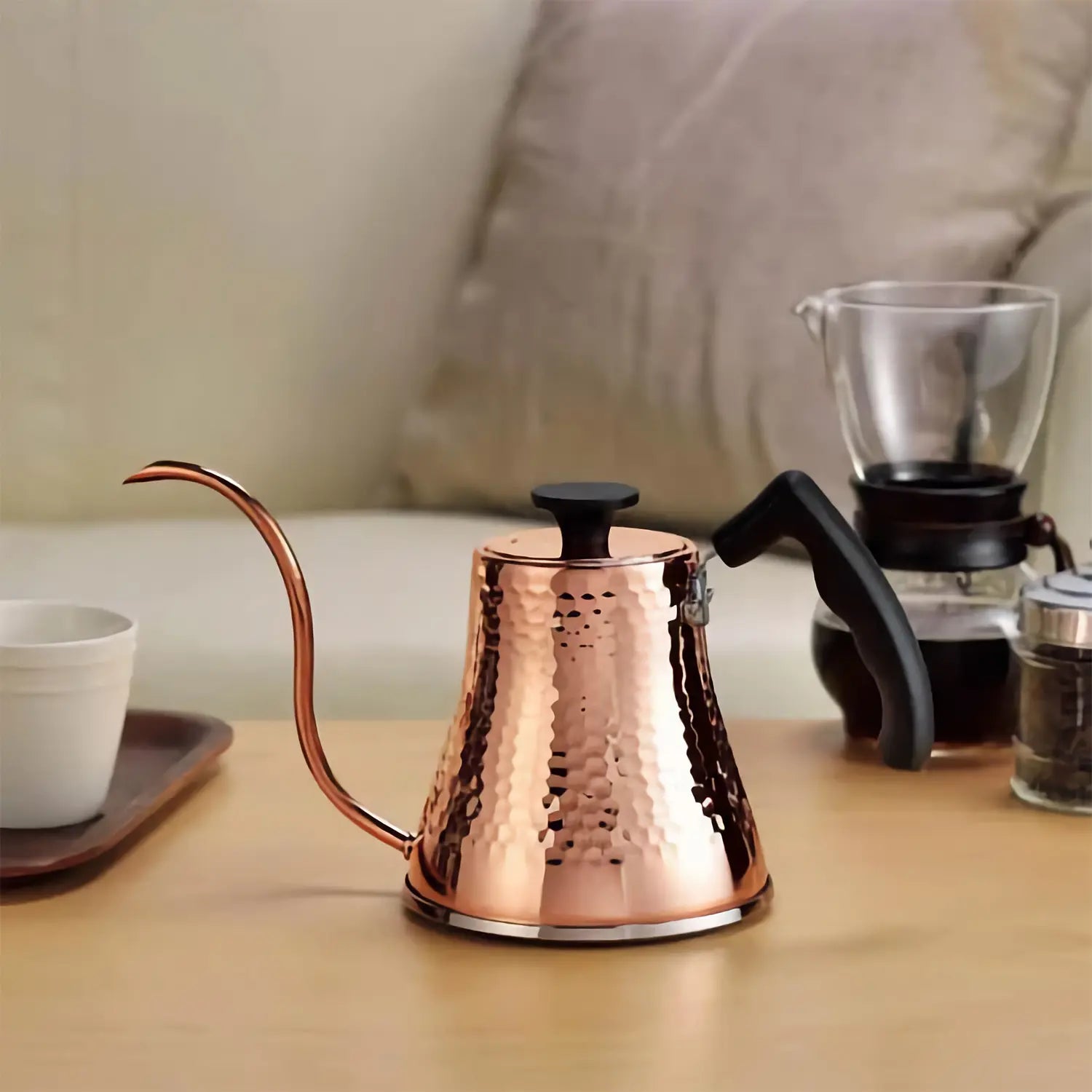 Asahi 0.8L Copper Tea Kettle - Traditional Japanese Stovetop Teapot for Loose Leaf Tea, Matcha & Herbal Infusions - Perfect for Home, Office & Tea Ceremonies