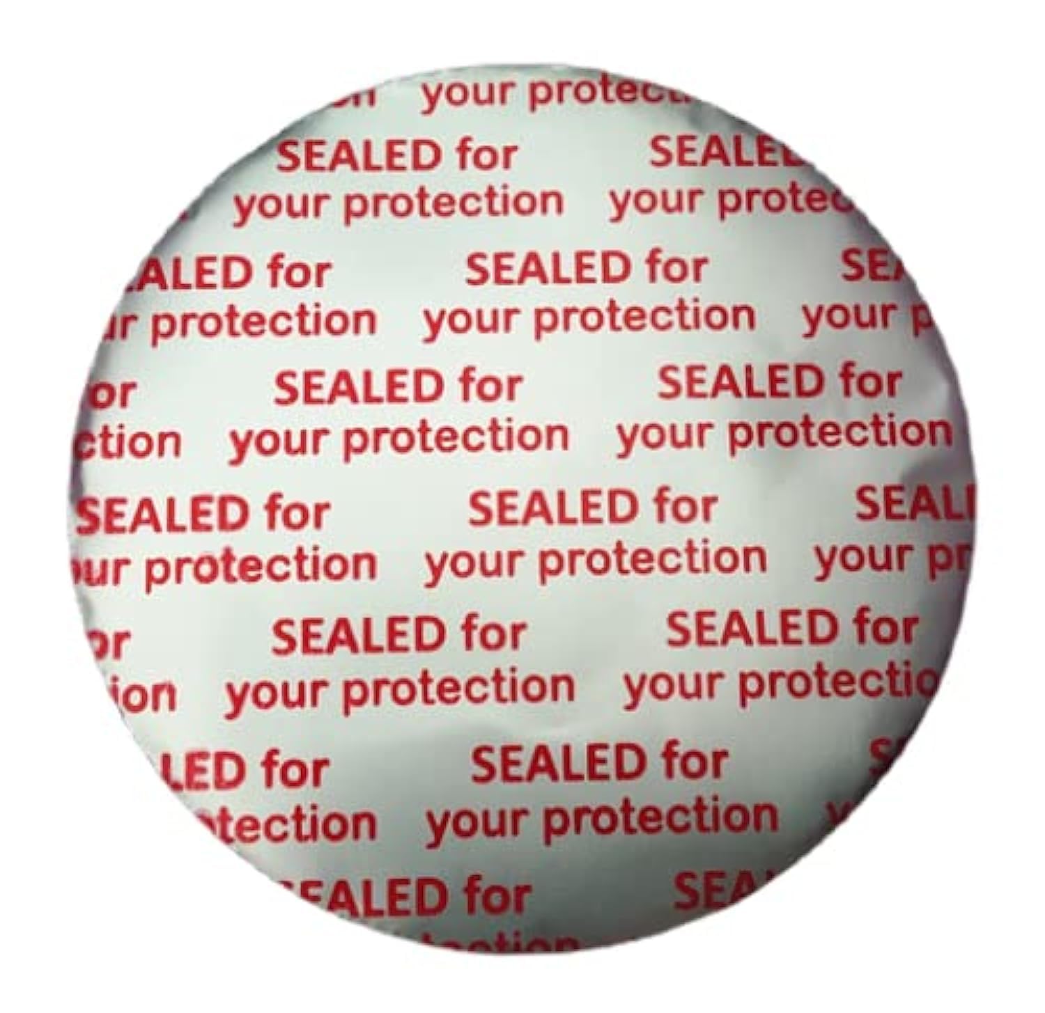 SPARKE 55mm Aluminum Foil Seals for PET Bottles, Jars & Containers - No WADS, Printed (Pack of 100) | Heat Seal Lids for Food Storage, Beverage Packaging & Cosmetic Containers