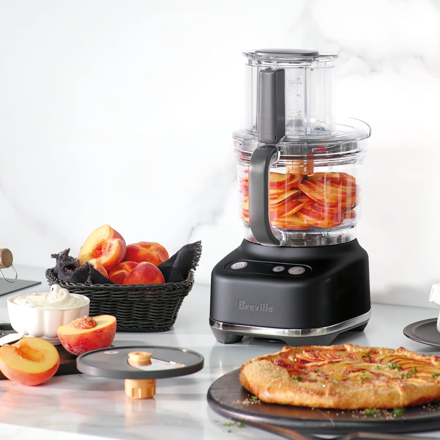 Breville Paradice 9-Cup Food Processor - BFP638BSS Stainless Steel | Perfect for Meal Prep, Dough Kneading & Vegetable Chopping | Compact Kitchen Appliance for Home Cooking