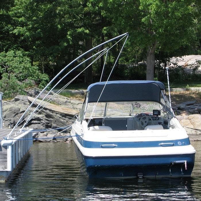 Dock Edge Premium 14' Mooring Whip - Heavy Duty Boat Dock Stabilizer for Pontoon, Jet Ski & Small Watercraft | Secure Docking Solution for Lakes, Rivers & Marinas