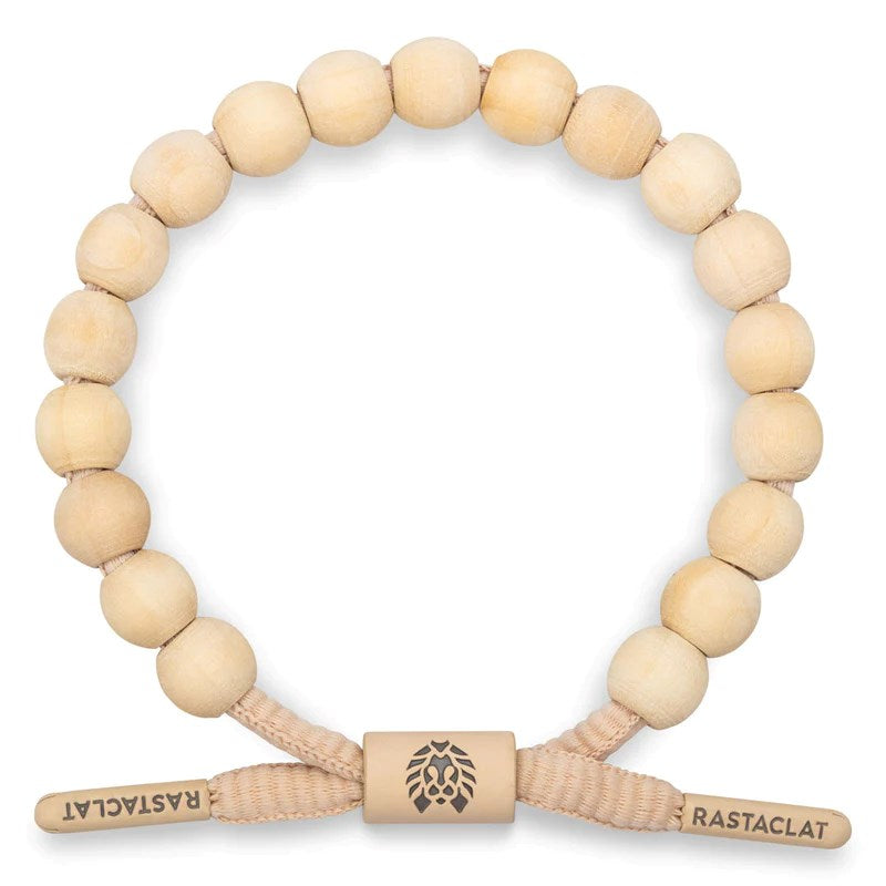 Rastaclat Manifest Bracelet for Men & Women - Adjustable M/L Size in Tan - Stylish Wristband for Casual Wear, Gym, and Outdoor Activities