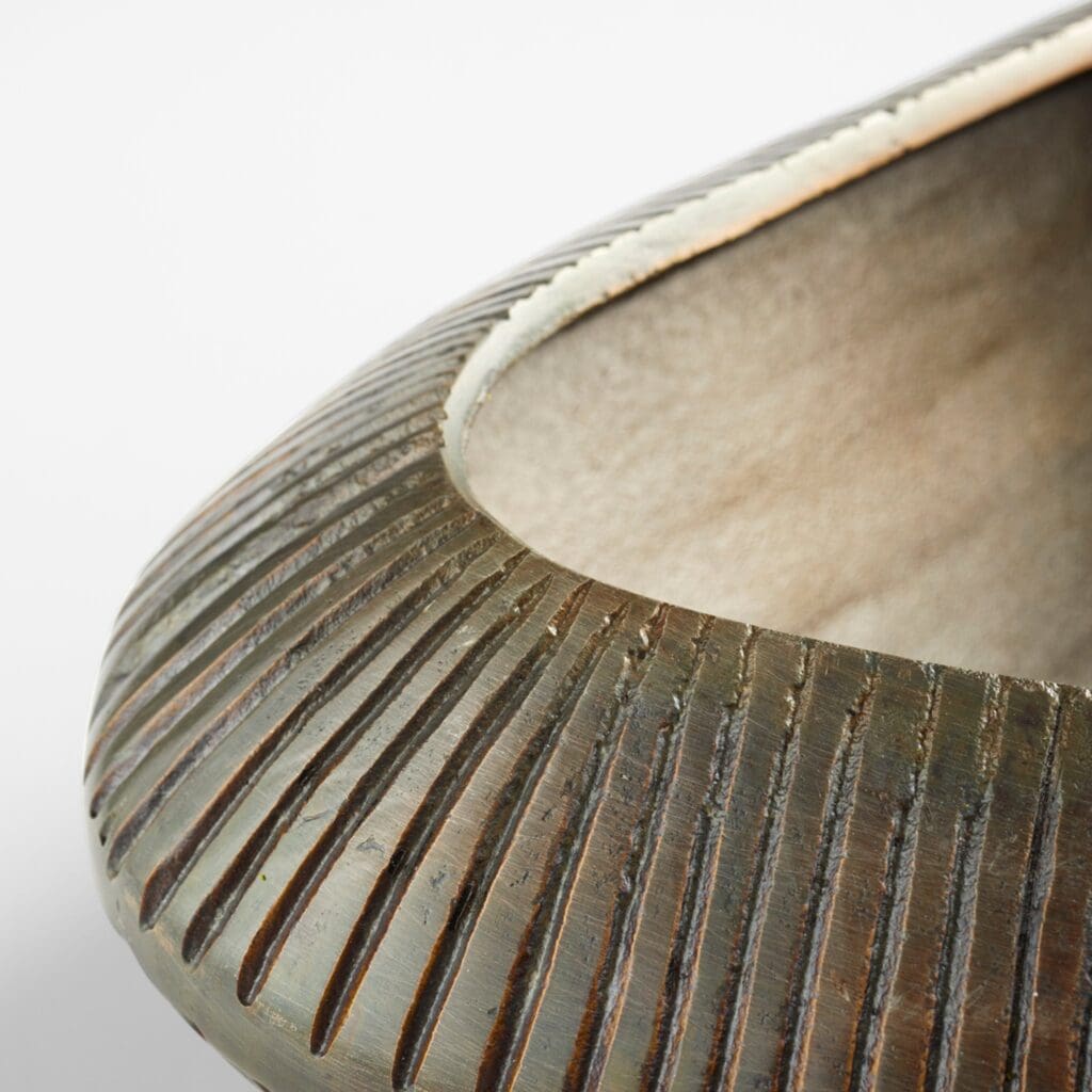 Cyan Design 11527 Prism Bowl - Antique Bronze Large Decorative Bowl for Centerpiece, Table Decor, and Home Styling