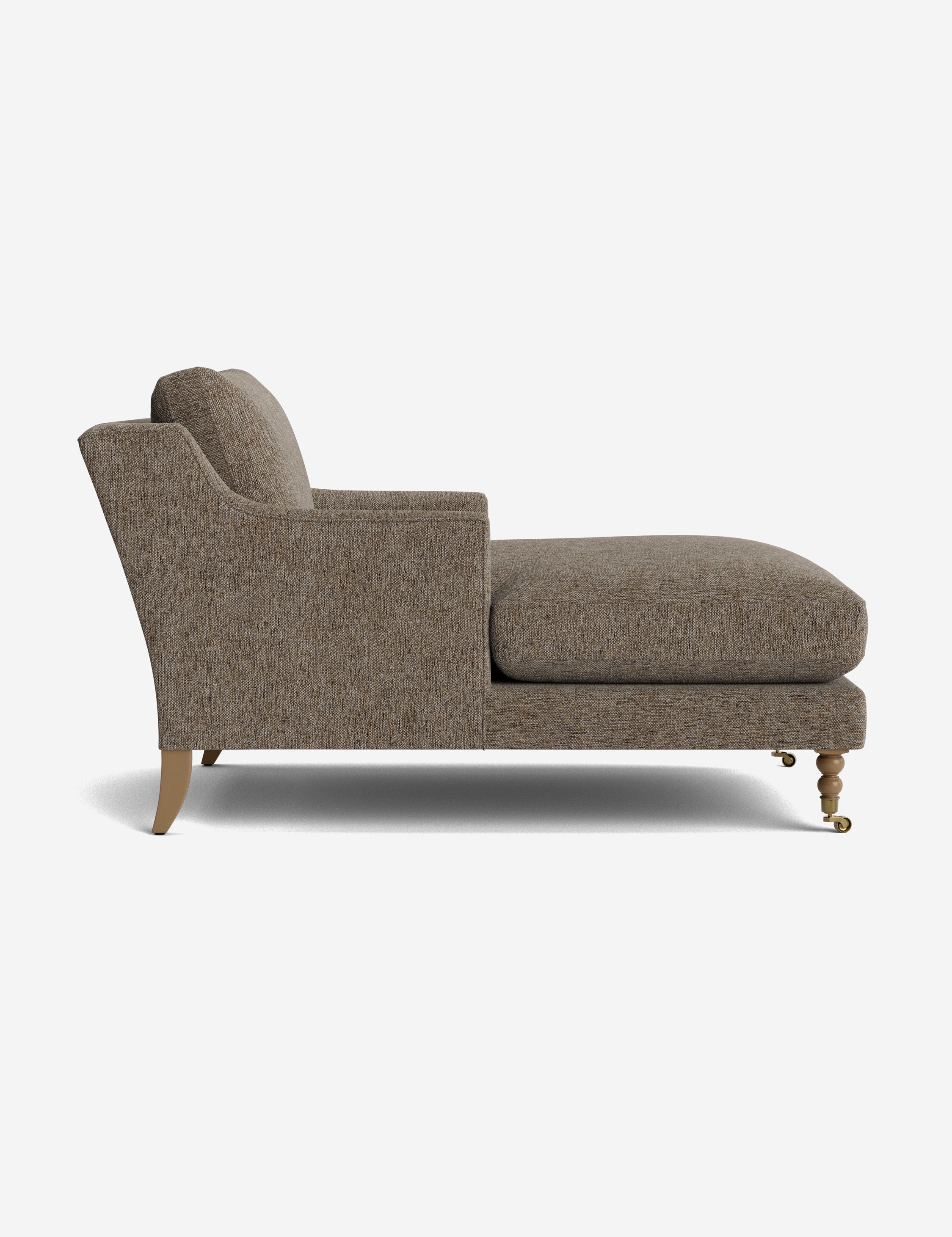 Fabienne Chaise Lounge Chair - Modern Accent Chair for Living Room, Bedroom & Office - Stylish Upholstered Armchair with Wooden Legs - Perfect for Relaxing, Reading & Decor
