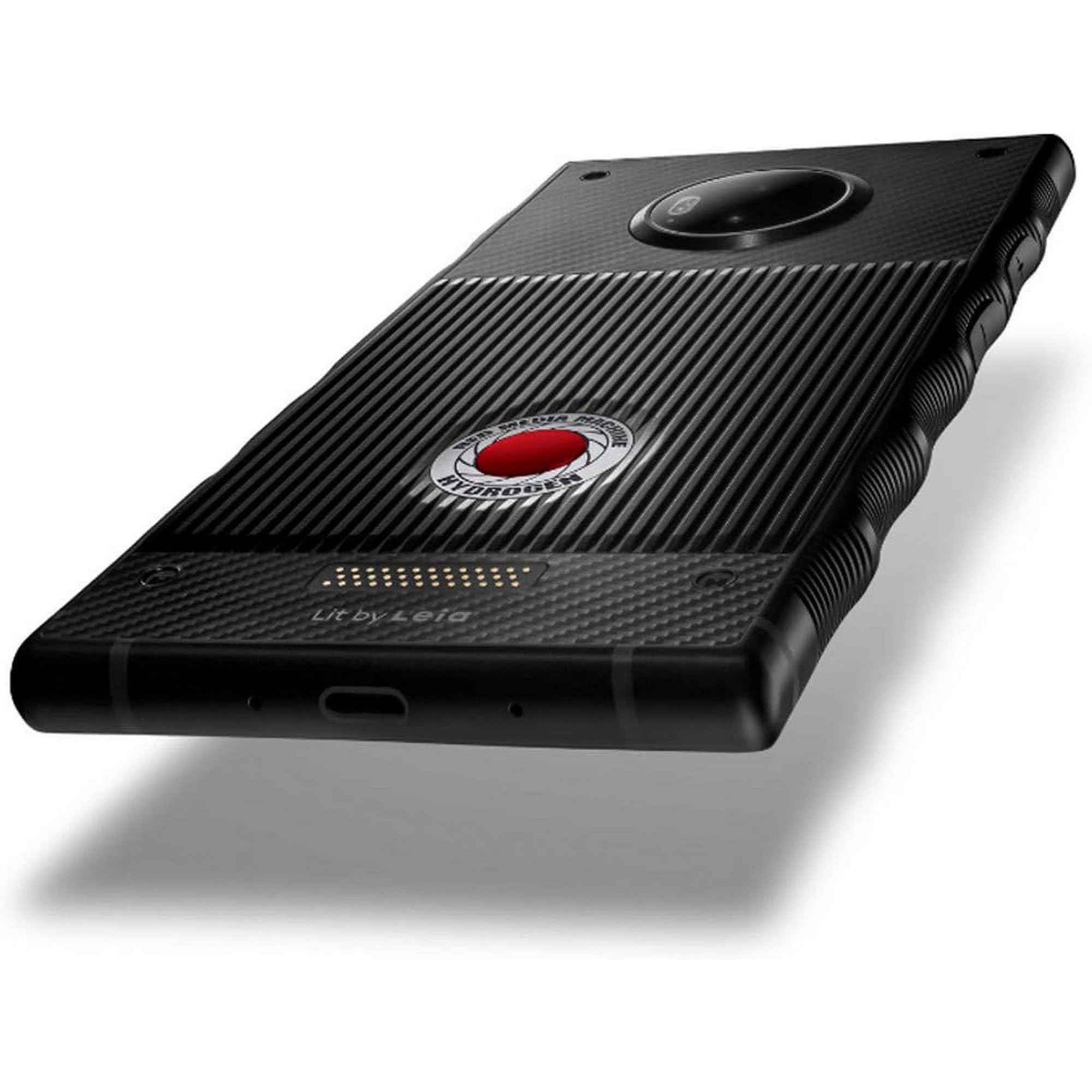 Red Hydrogen One H1A1000 128GB Unlocked Smartphone - AT&T T-Mobile Compatible, Military-Grade Aluminum Body, Gorilla Glass, 4G LTE WiFi Android Phone with 3D Camera (Renewed) - Perfect for Photography Enthusiasts & Adventure Seekers