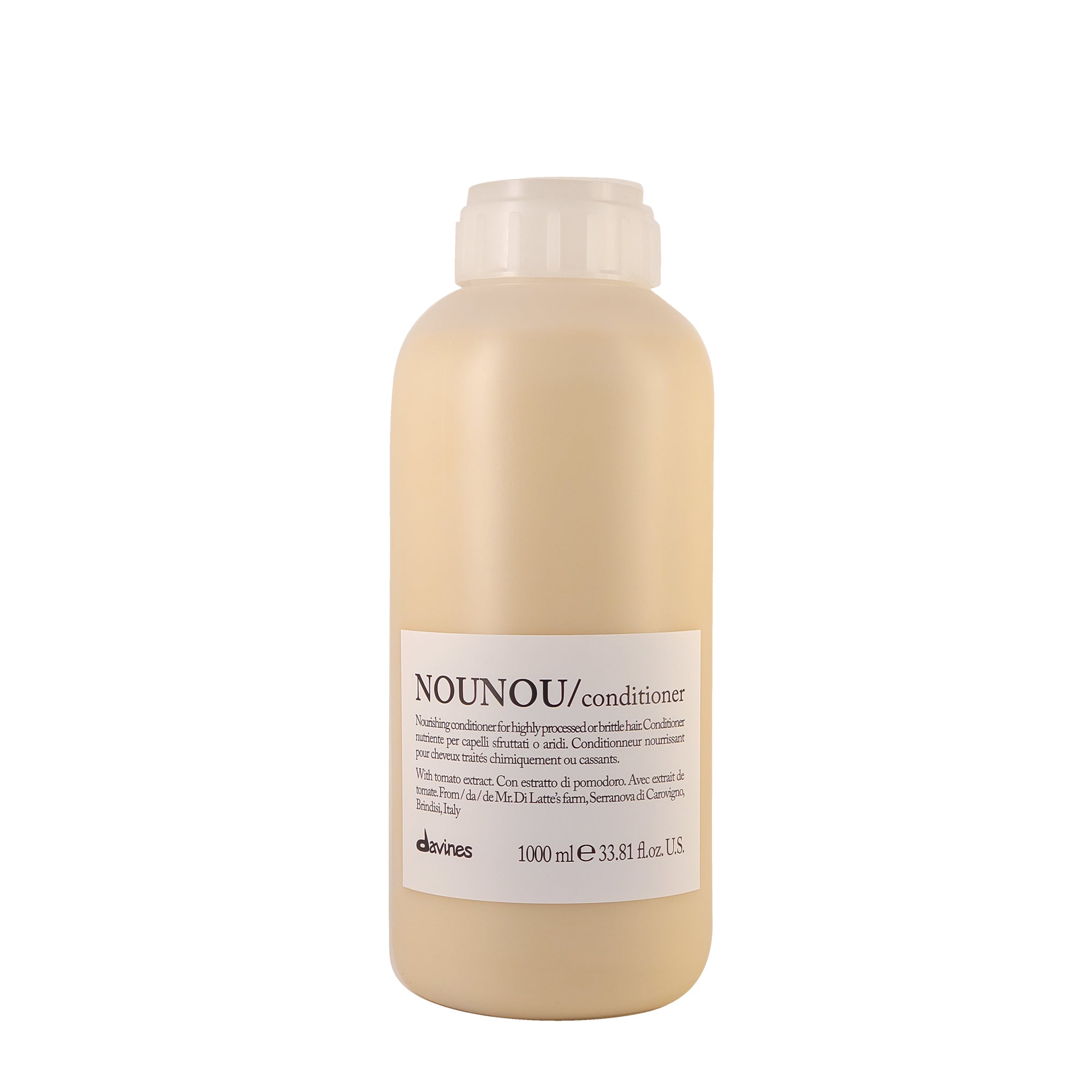 Davines NouNou Liter Duo Shampoo & Conditioner Set - Hydrating & Repairing Hair Care for Dry, Damaged Hair | Salon-Quality Treatment for Soft, Shiny Locks | Perfect for Daily Use at Home or Salon