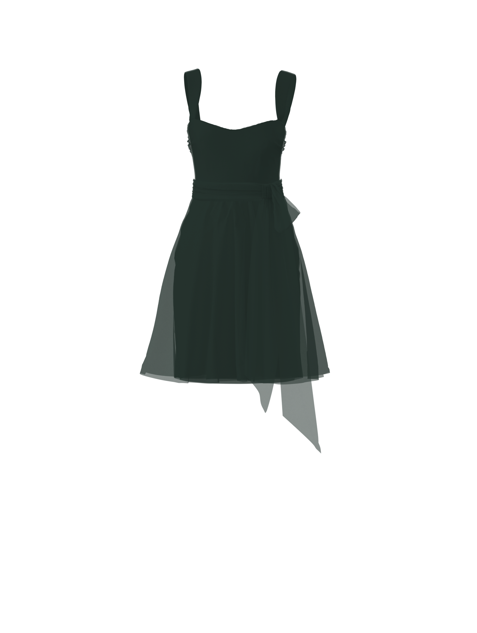 Alexis Women's Bodice & Carla Skirt Set with Sash Belt - Elegant Hunter Green Outfit for Parties, Weddings, and Special Occasions