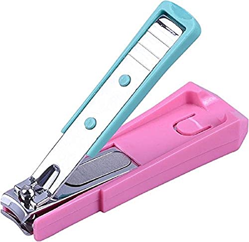 Premium Stainless Steel Nail Clipper Set for Men & Women - Professional Toenail & Fingernail Trimmer with Nail File - Perfect for Travel, Home, Salon & Grooming Kits