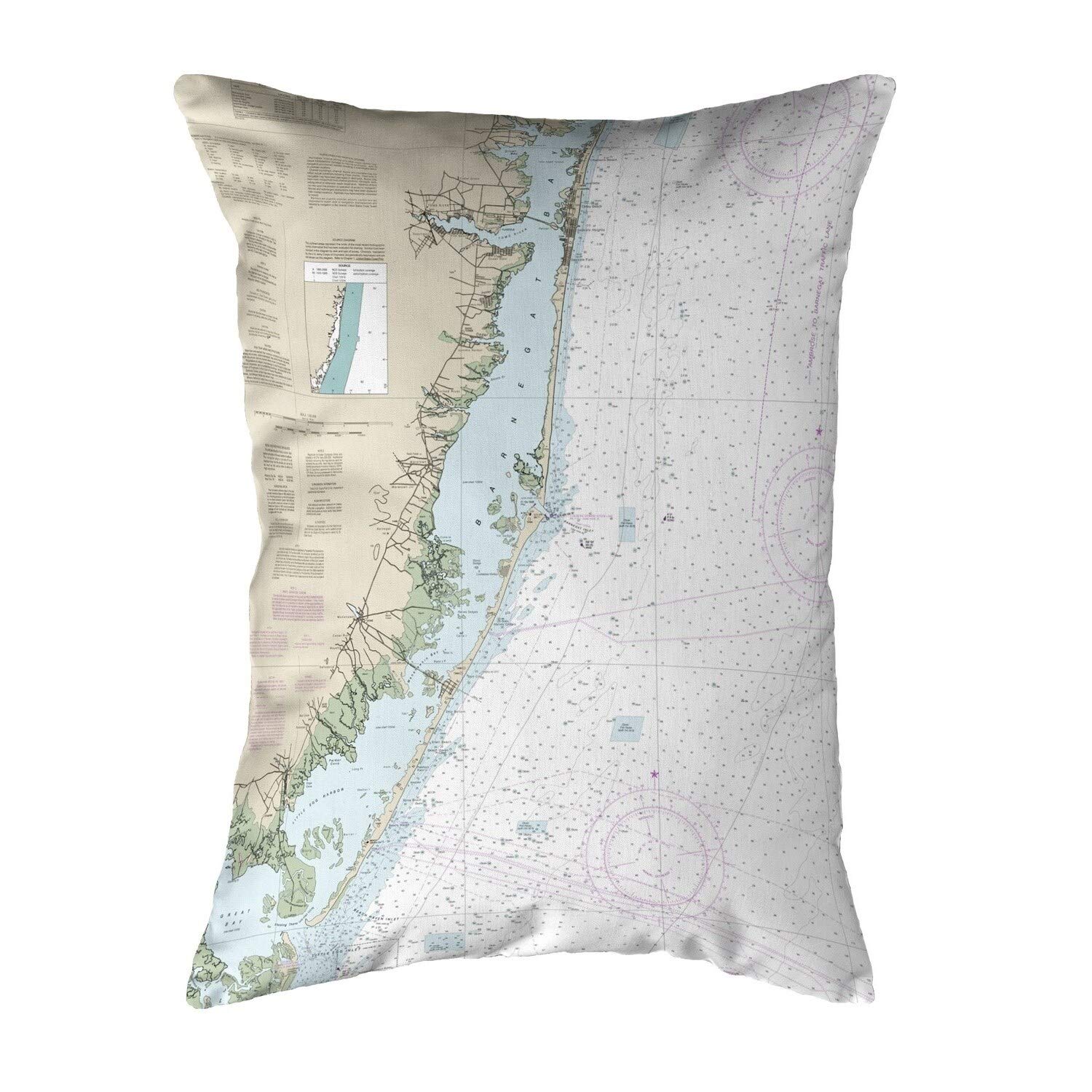 Betsy Drake KS12323 Decorative Throw Pillow - 11x14 Inches, Multi-Color for Sofa, Bed, Couch & Home Decor