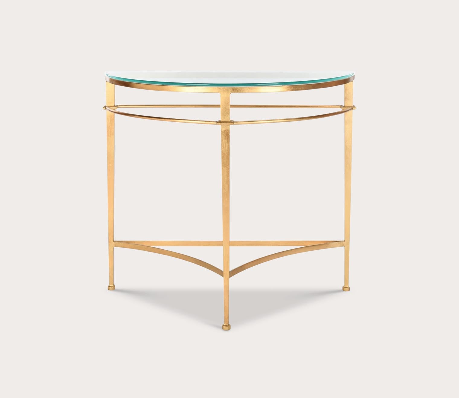 Safavieh Baur Modern Glass Top Metal Console Table - Elegant Entryway Sofa Table for Living Room, Hallway & Foyer Decor